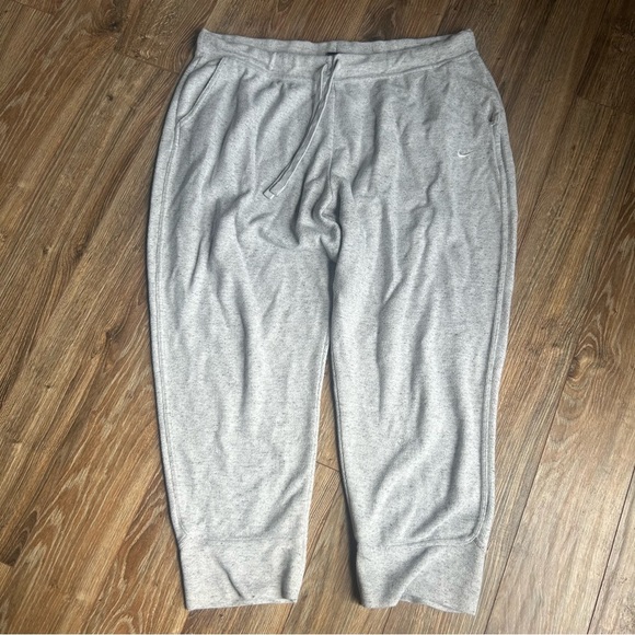 NIKE Gray Thermal Waffle Knit Jogger Sweatpants Women's Size XXL - Picture 1 of 7